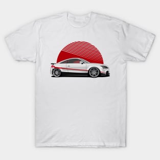 TT RS Silver with Red Line T-Shirt